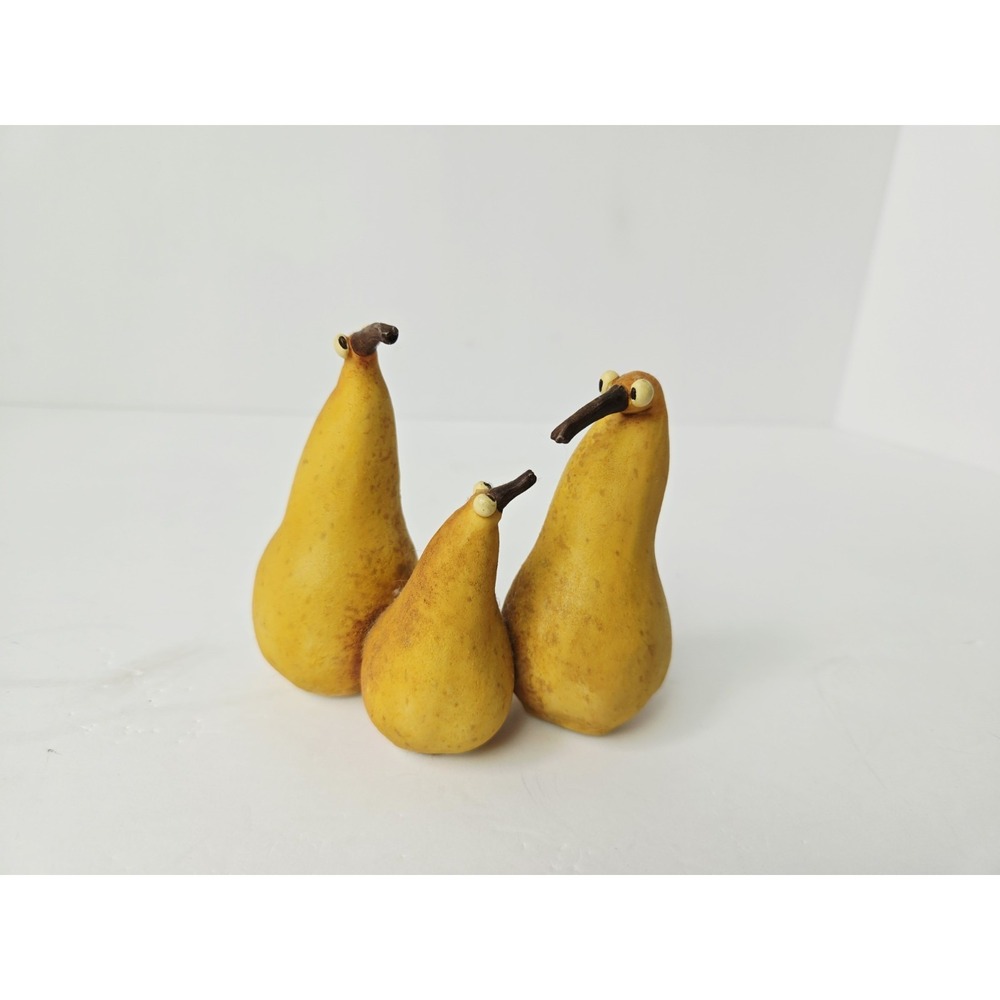 Enesco Home Grown figurine pear trio penguins no box